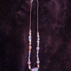 Beaded Necklace with Earthy Tones